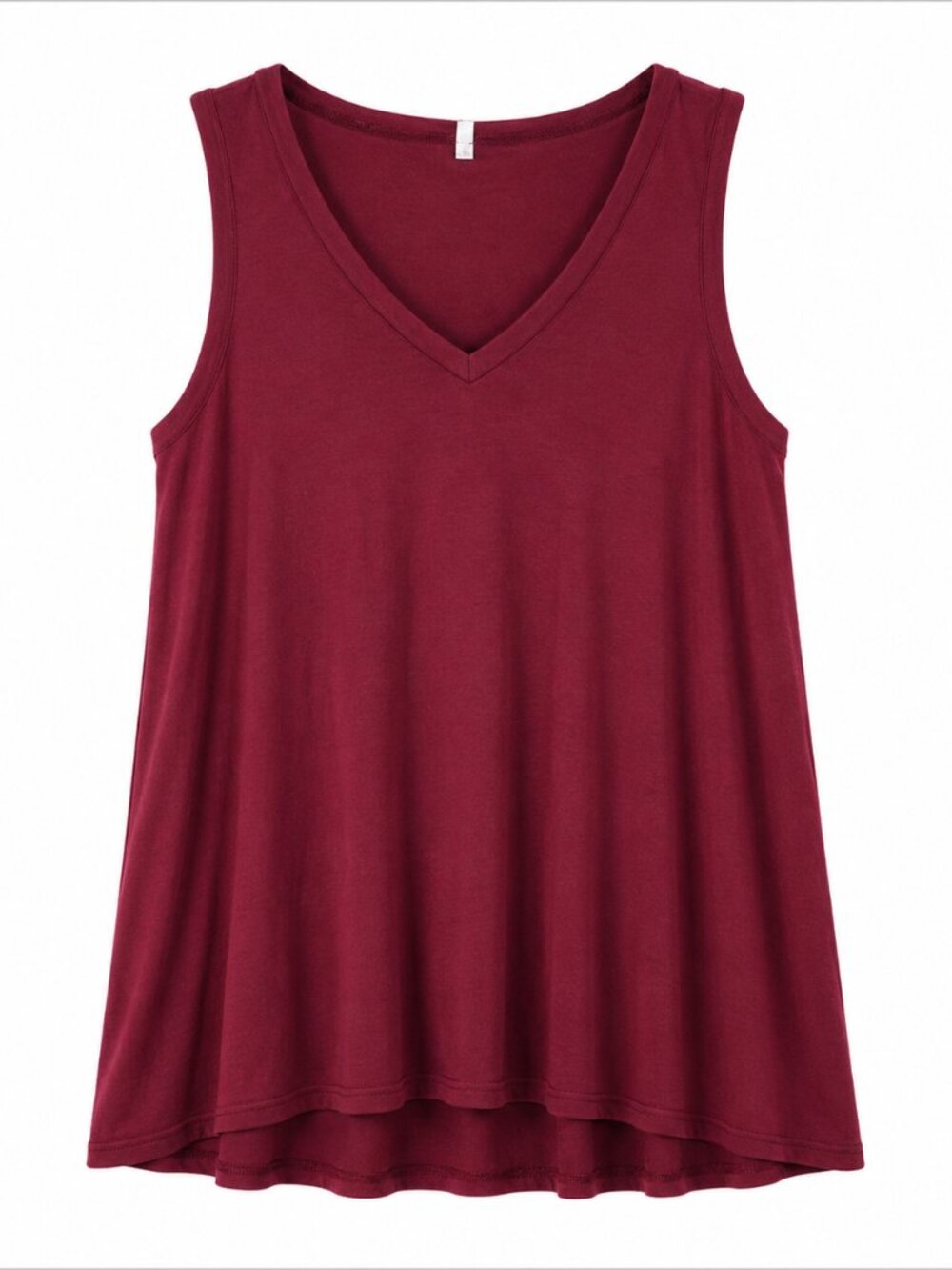 perfect swing tank tunic length soft stretchy later XL deep rasberry pink color